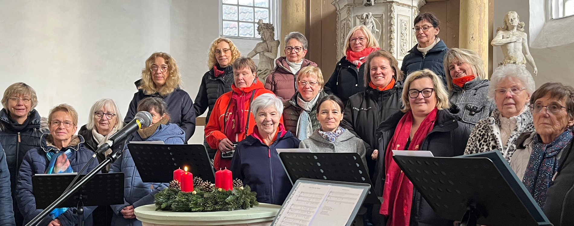 Der Frauenchor Wolteritz in der Kirche Wolteritz
