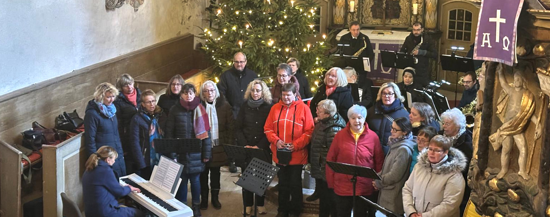 Frauenchor Wolteritz und den Michaelisbläser Lissa